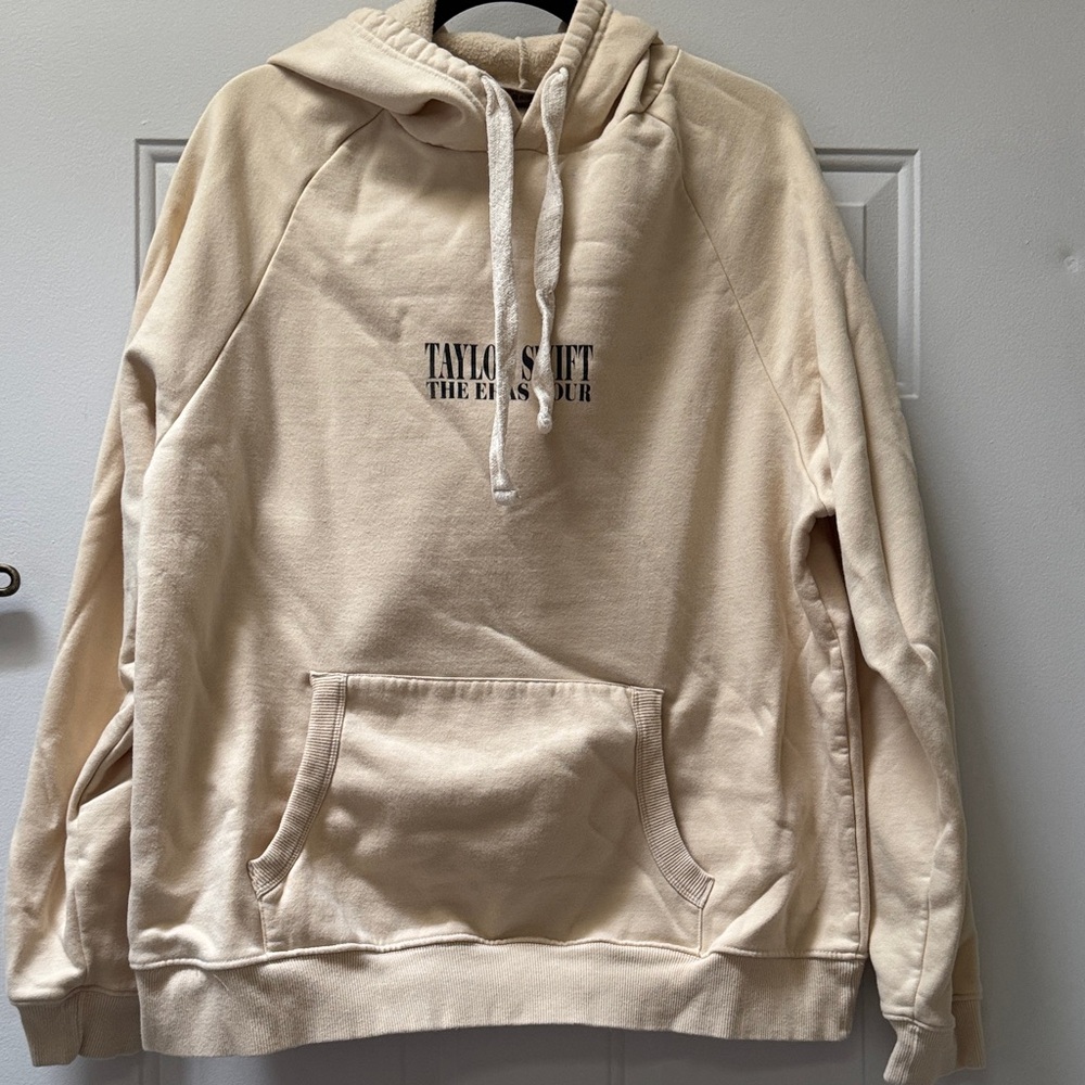 Eras US Tour Merch Cream Hoodie